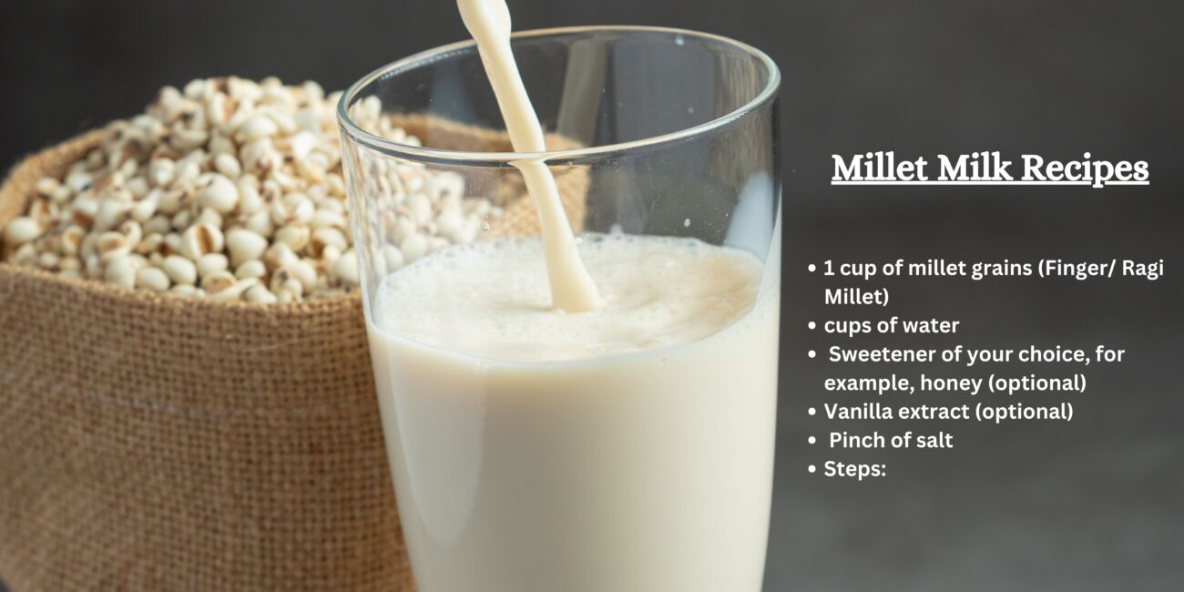 Millet Milk Recipes